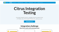 Desktop Screenshot of citrusframework.org